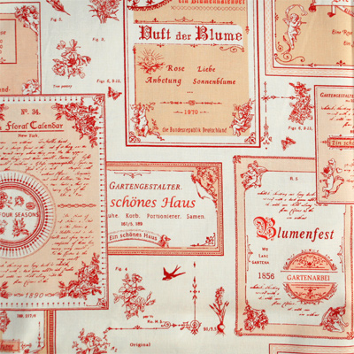 【英字プリント】50x55cm (JEG-010)