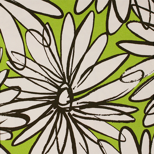 【小関鈴子先生デザインプリント - かつらぎ織 - 】50x55cm/50x110cm(JKS-184H) グリーン/ブラウン