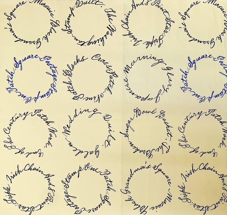 【小関鈴子先生デザインプリント】(JKS-342）クリームイエロー 英字柄