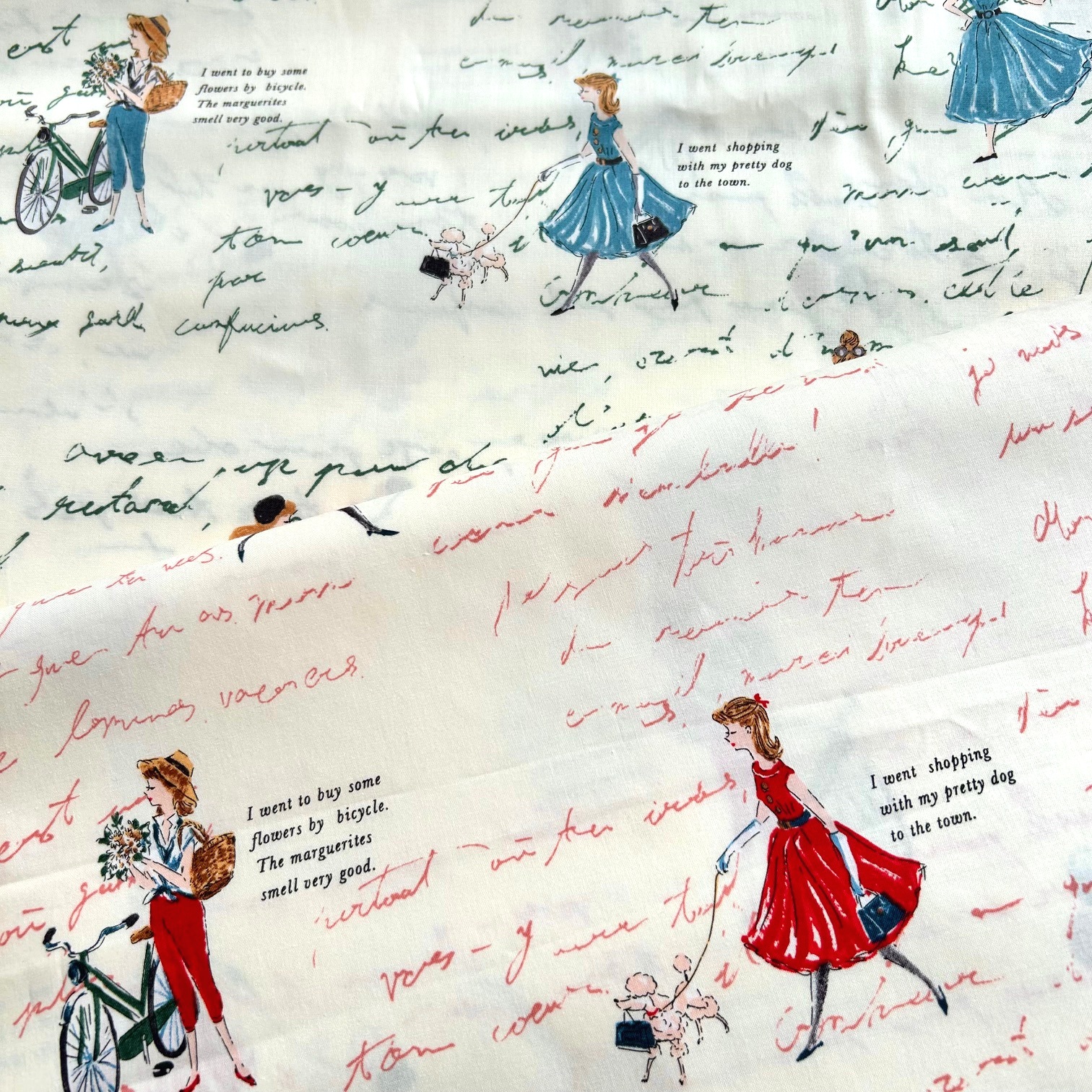 【小関鈴子先生 2026新作 春デザイン】英字柄 ガールズ 女の子柄  2色展開(JKS-492）