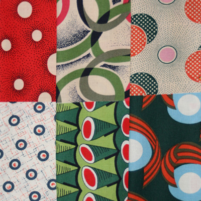 【" Folkhearts Panel " Revival !　Produced by 野原チャック先生】 60x110cm　6柄プリント布地　(JNC-016)