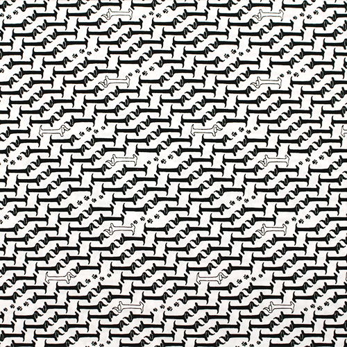 【犬柄プリント】50x55cm (JOT-154) カラーバリエーション