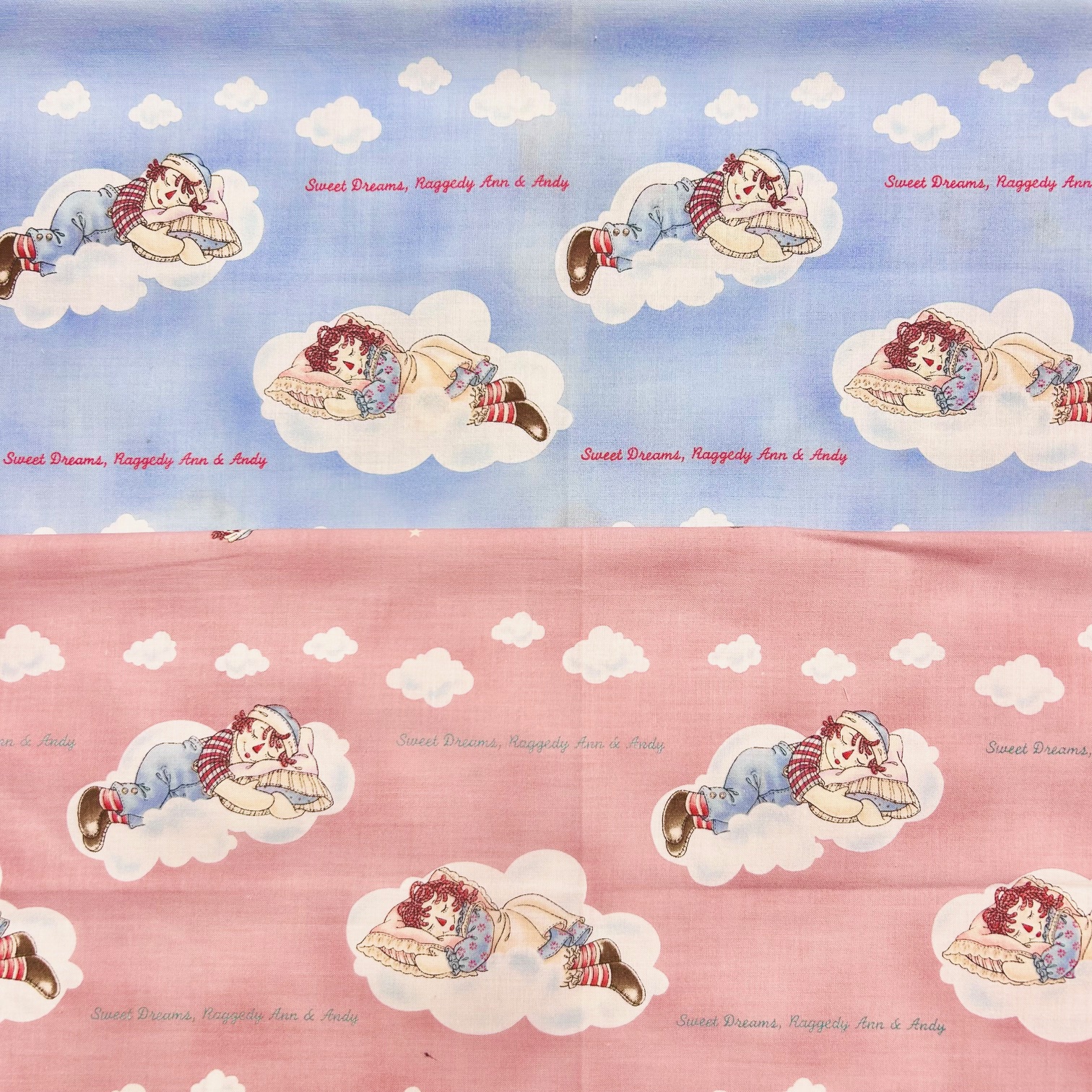【国産】ラガディアン&アンディ Raggedy Ann & Andy  雲デザイン (JRA-010)