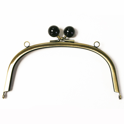 がま口【ドロップ口金】15cmタイプ [コットンガーデン オリジナルサイズ]  5色展開 (NOT-132)