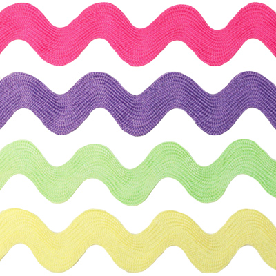 【リックラック Ｌ 】5mサイズカット (NOT-161) カラーバリエーション