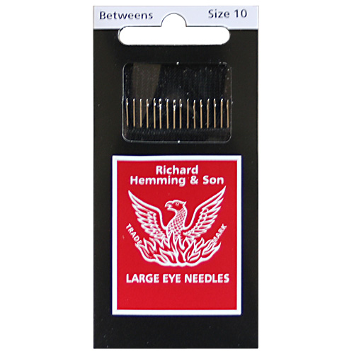 【Richard Hemming & Son】キルト針  Large Eye Needles  20needles  Betweens - キルティング  (NOT-173)