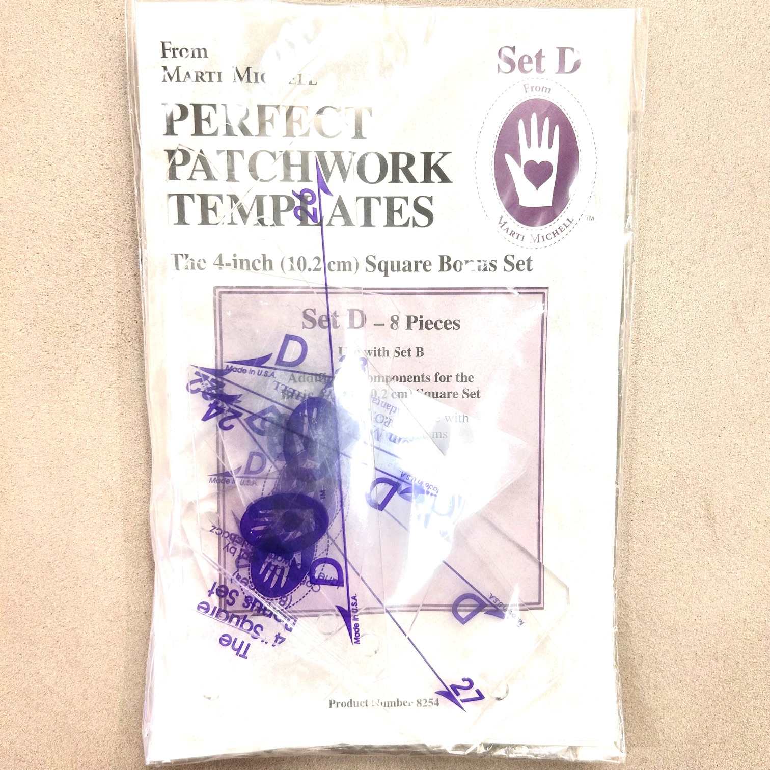 USA製【 Marti Michell 】マーティ・ミッチェル  パーフェクトパッチワーク アクリルテンプレート セットD  (NOT-306)