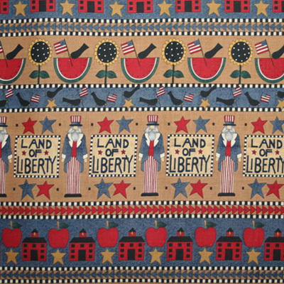 【USAボーダー柄】50x55cm (UAM-023)