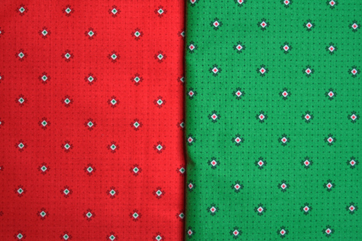 USA輸入生地【クリスマスデザイン布 】ダイヤドット柄  USAコットン  50x55cm (UCH-024H) カラーバリエーション