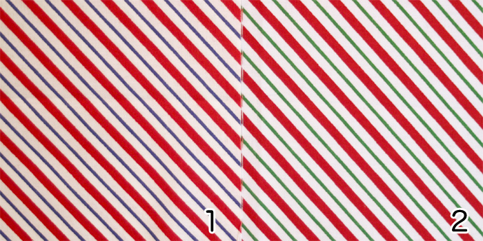 USA輸入生地【クリスマスデザイン】ストライプ柄  50x55cm (UCH-053)