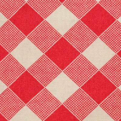 USAコットン【チェックプリント】チェック柄生地　50×55cm (UCK-012)