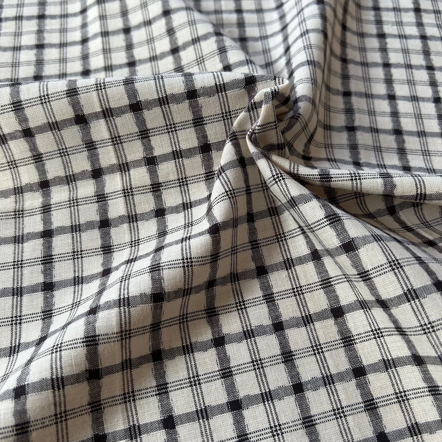 国産【チェックプリント】モノトーン系 チェック柄 (JCK-007)