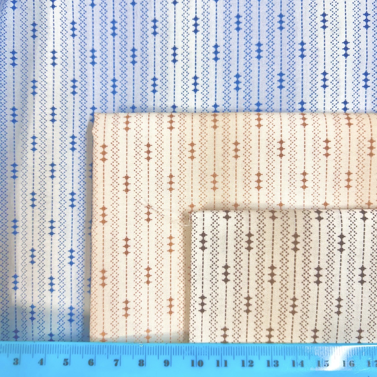 USAコットン【キャリコ】ストライプ柄 (UCR-002)