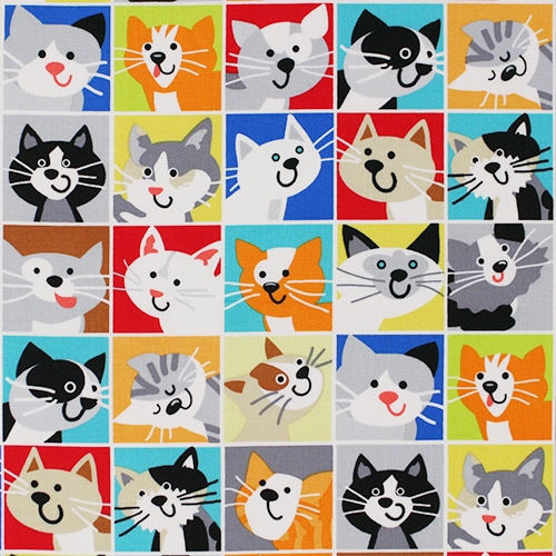 【猫柄プリント】(UCT-211)