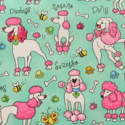 犬柄プリント50×55cm(UDG-027)カラーバリエーション有