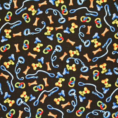 【犬柄プリント】50x110cm (UDG-049H)