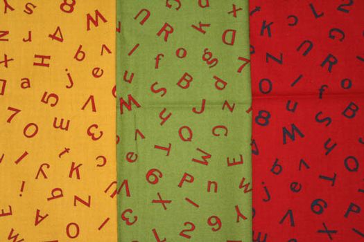 【英字プリント】50x55cm (UEG-013) カラーバリエーション