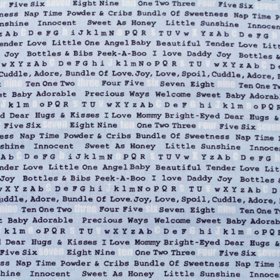 【英字プリント】50x55cm (UEG-034)