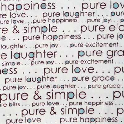 【英字プリント】50x55cm (UEG-058) カラーバリエーション