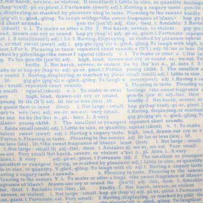 【英字プリント】50x55cm (UEG-060) カラーバリエーション