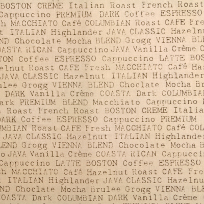 【英字プリント】50x55cm (UEG-069) カラーバリエーション