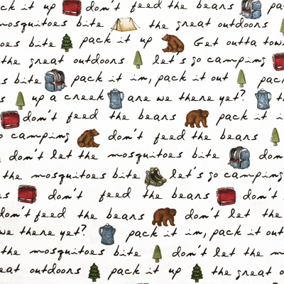 【英字プリント】50x110cm (UEG-094H)