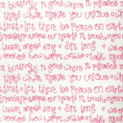 【英字プリント】50x55cm (UEG-107) カラーバリエーション