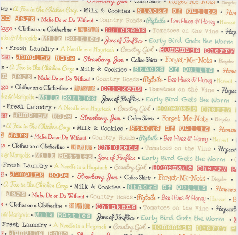 【英字・数字プリント】50x55cm (UEG-117)