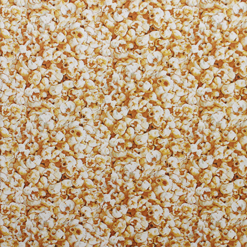 USAコットン【Foods & Kitchen柄】リアルプリント　ポップコーン柄 (UFK-180)