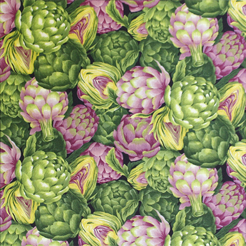 【Foods & Kitchen柄】50x110cm (UFK-187H)アーティチョーク柄