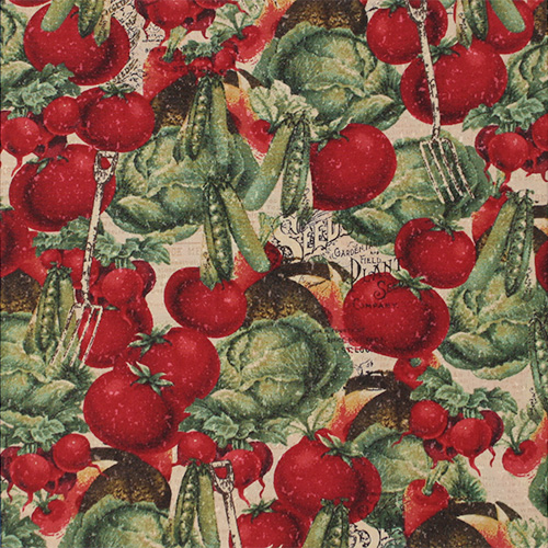 【Foods & Kitchen柄】50x55cm トマト柄(UFK-206)