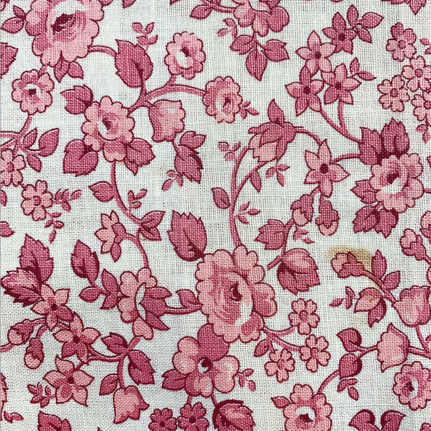 海外で人気の【フィードサック】 1930年代アメリカ製 穀物袋の布地 ヴィンテージ布  花柄   UFS-162