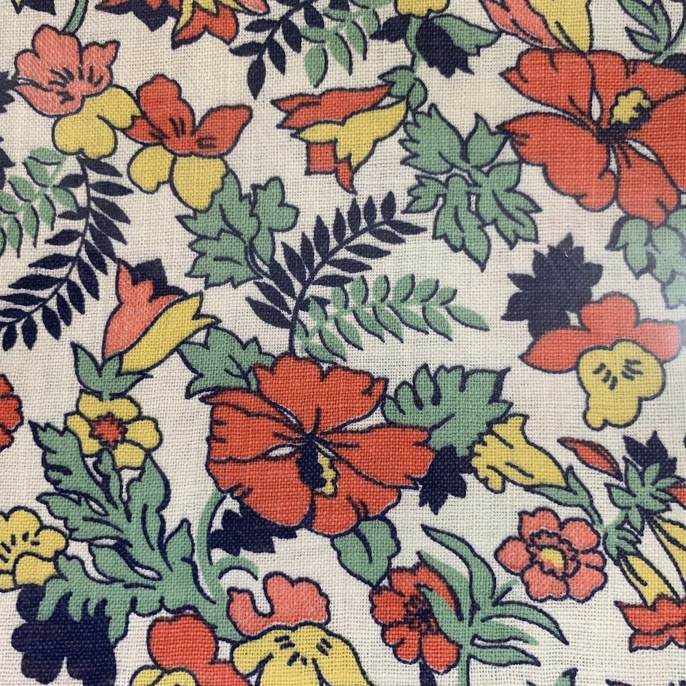 海外で人気の【フィードサック】 1930年代アメリカ製 穀物袋のカットクロス ヴィンテージ布  UFS-191