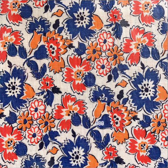 海外で人気の【フィードサック】 1930年代アメリカ製 穀物袋のカットクロス ヴィンテージ布  UFS-209