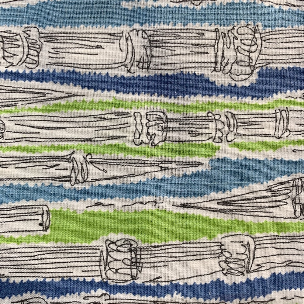 海外で人気の【フィードサック】 1930年代アメリカ製 穀物袋の布地 ヴィンテージ布   UFS-229