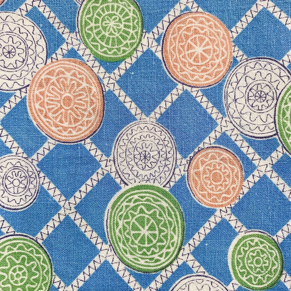 海外で人気の【フィードサック】 1930年代アメリカ製 穀物袋の布地 ヴィンテージ布  UFS-245