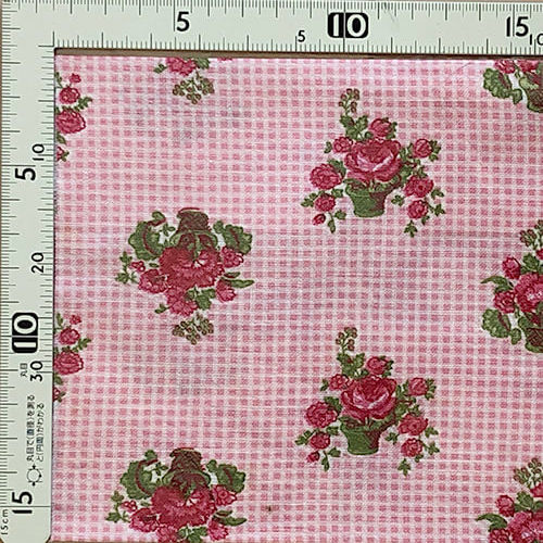 海外で人気の【フィードサック】 1930年代アメリカ製 穀物袋のカットクロス ヴィンテージ布   UFS-139