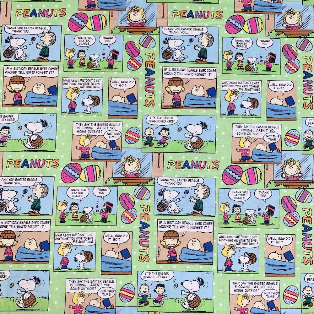 【Kidsプリント】 PEANUTS スヌーピー (UKS-215)  イエローグリーン