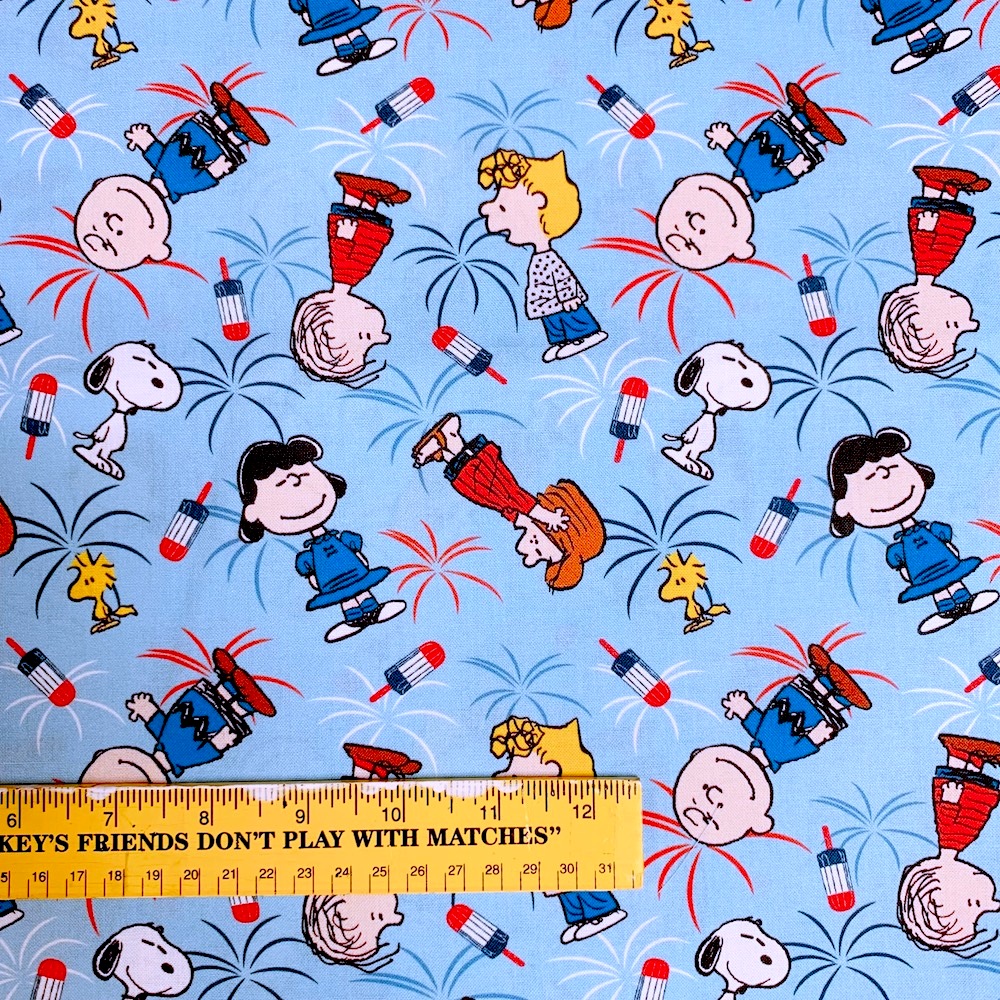 【Kidsプリント】 PEANUTS ピーナッツ スヌーピー 花火  (UKS-218)