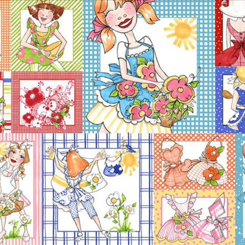 【Loralie Designs】- ApronEsque Panel - 60x110cm (ULH-107)   ロラライハリス パネル生地