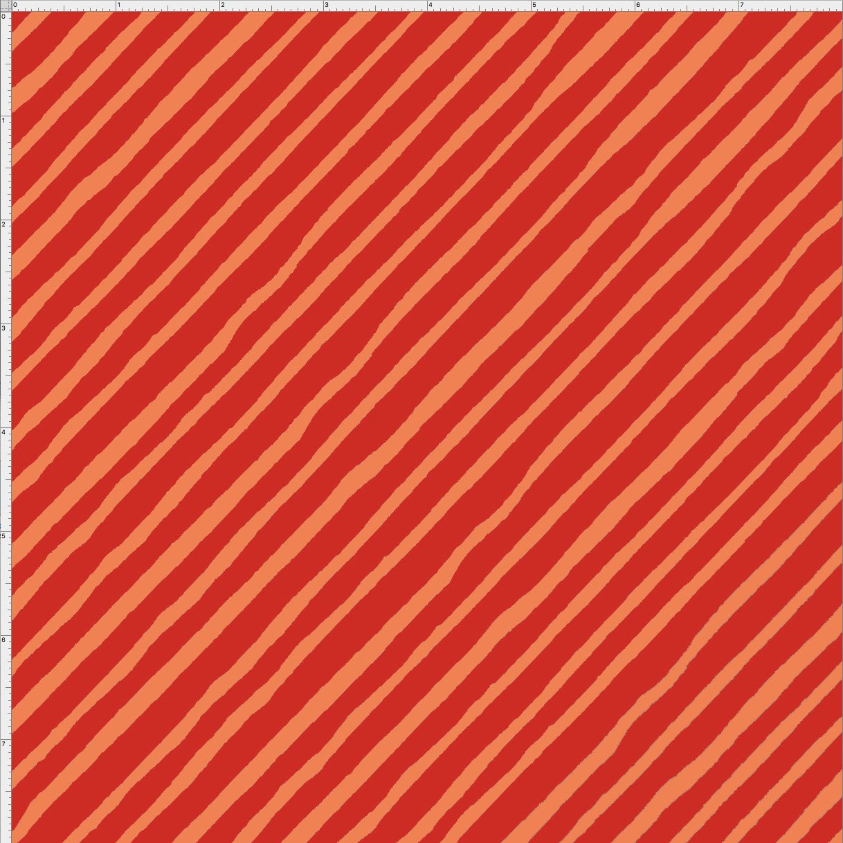 【Loralie Designs】ロラライハリス  ビアスストライプ - Bias Stripe  Red/Orange- (ULH-006)  ストライプ柄  レッド系