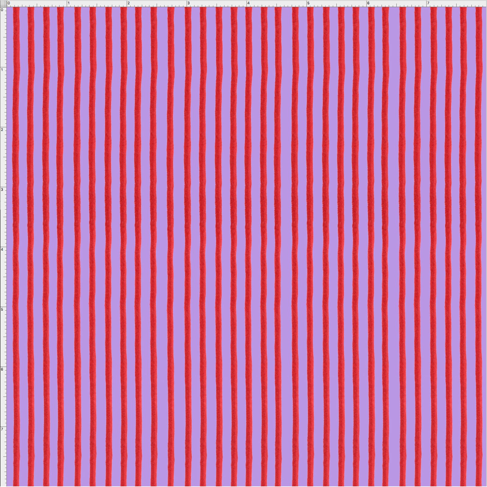 USAファブリック【Loralie Designs】- Party Stripe Purple / Red Fabric -(ULH-150)ストライプ柄