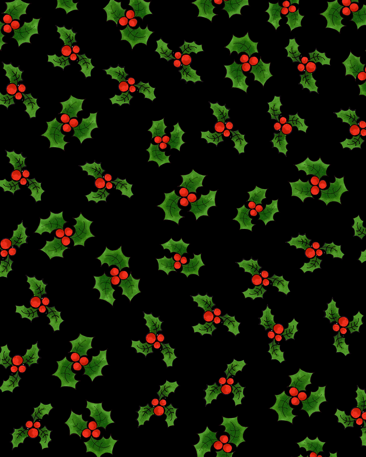 【Loralie Designs】- LOTSA HOLLY BLACK -(ULH-314)