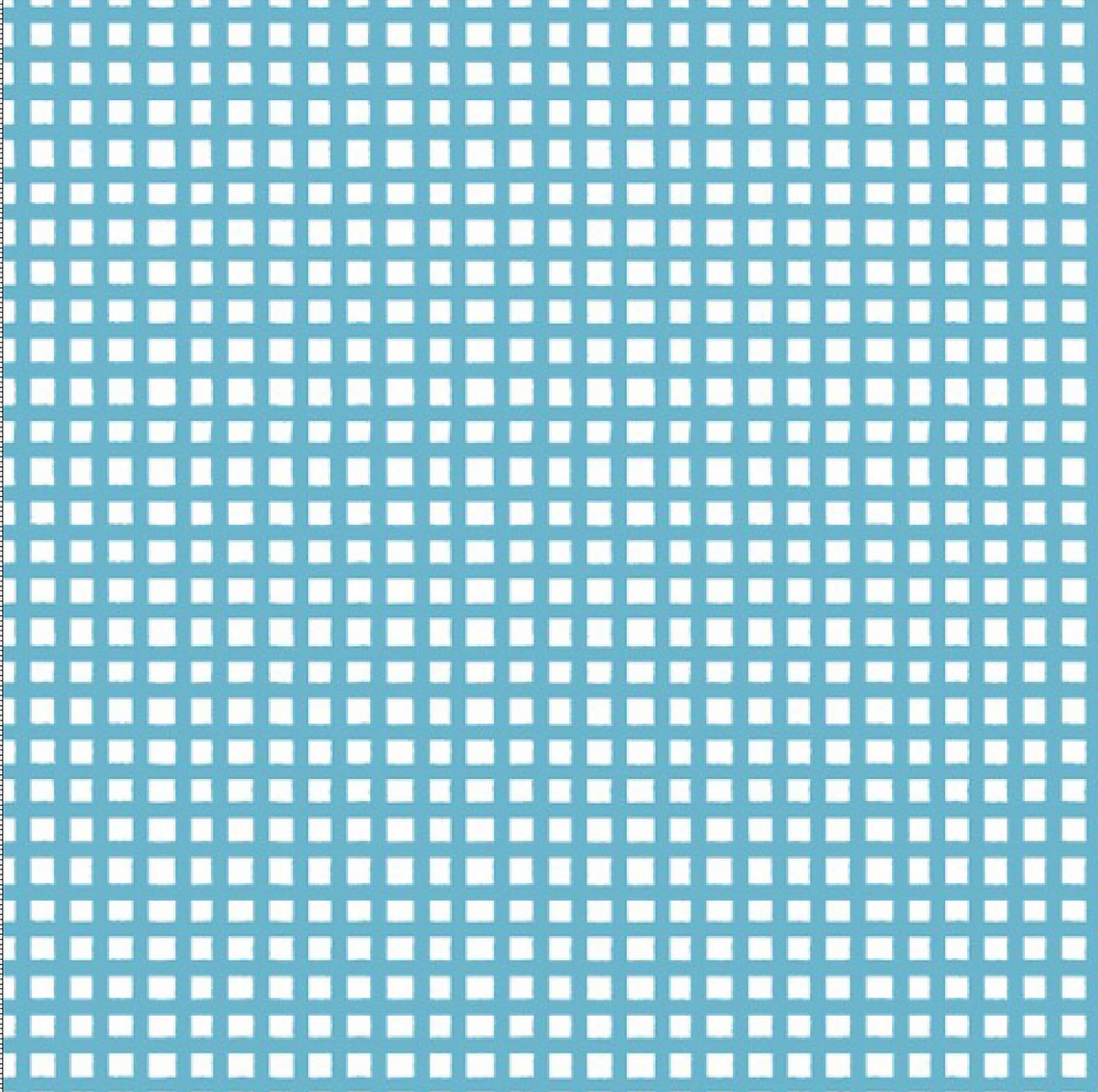 【Loralie Designs】ロラライハリス  チッパーチェック - Chipper Check Turquoise (ULH-343) チェック柄  ブルー系ターコイズ