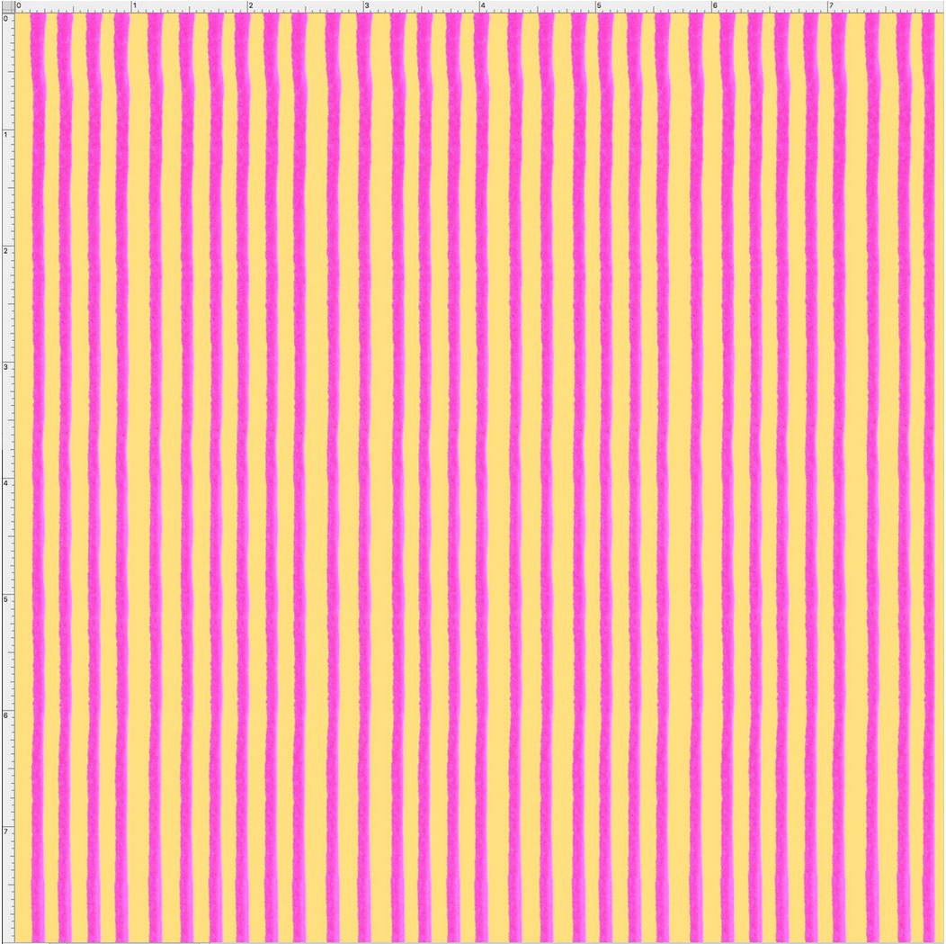 【Loralie Designs】ロラライハリス  パーティーストライプ - Party Stripe Yellow / Pink Fabric  (ULH-348) ピンク系