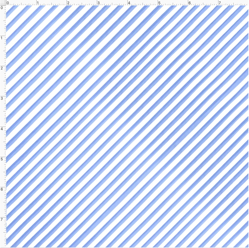 【Loralie Designs】- Baby Bias Blue ストライプ柄 ブルー -(ULH-408)