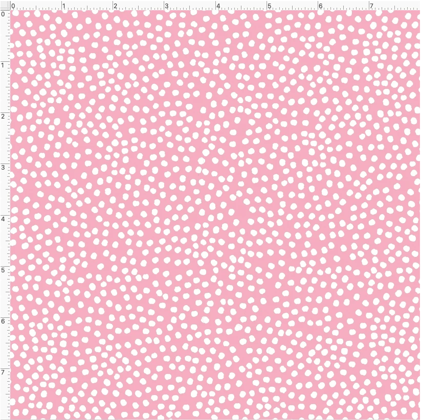【Loralie Designs】- Bitty Dots Pink ドット柄 ピンク -(ULH-410)