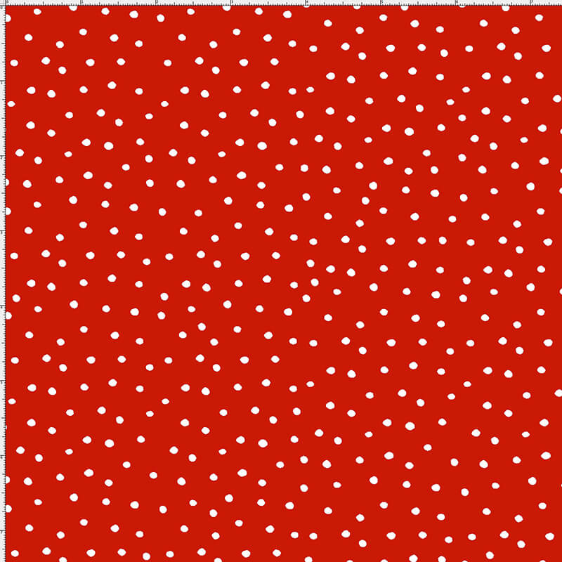 【Loralie Designs】-Dinky Dots Red/White -ドット柄(ULH-234)レッド系