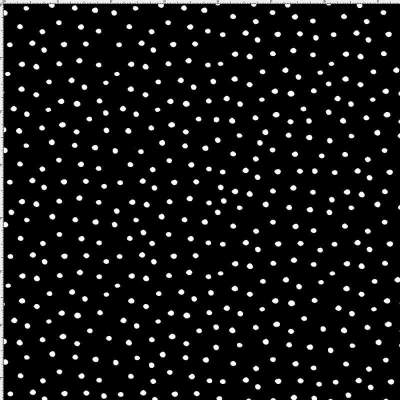 【Loralie Designs】-Dinky Dots Black/White -ドット柄(ULH-235)ブラック系