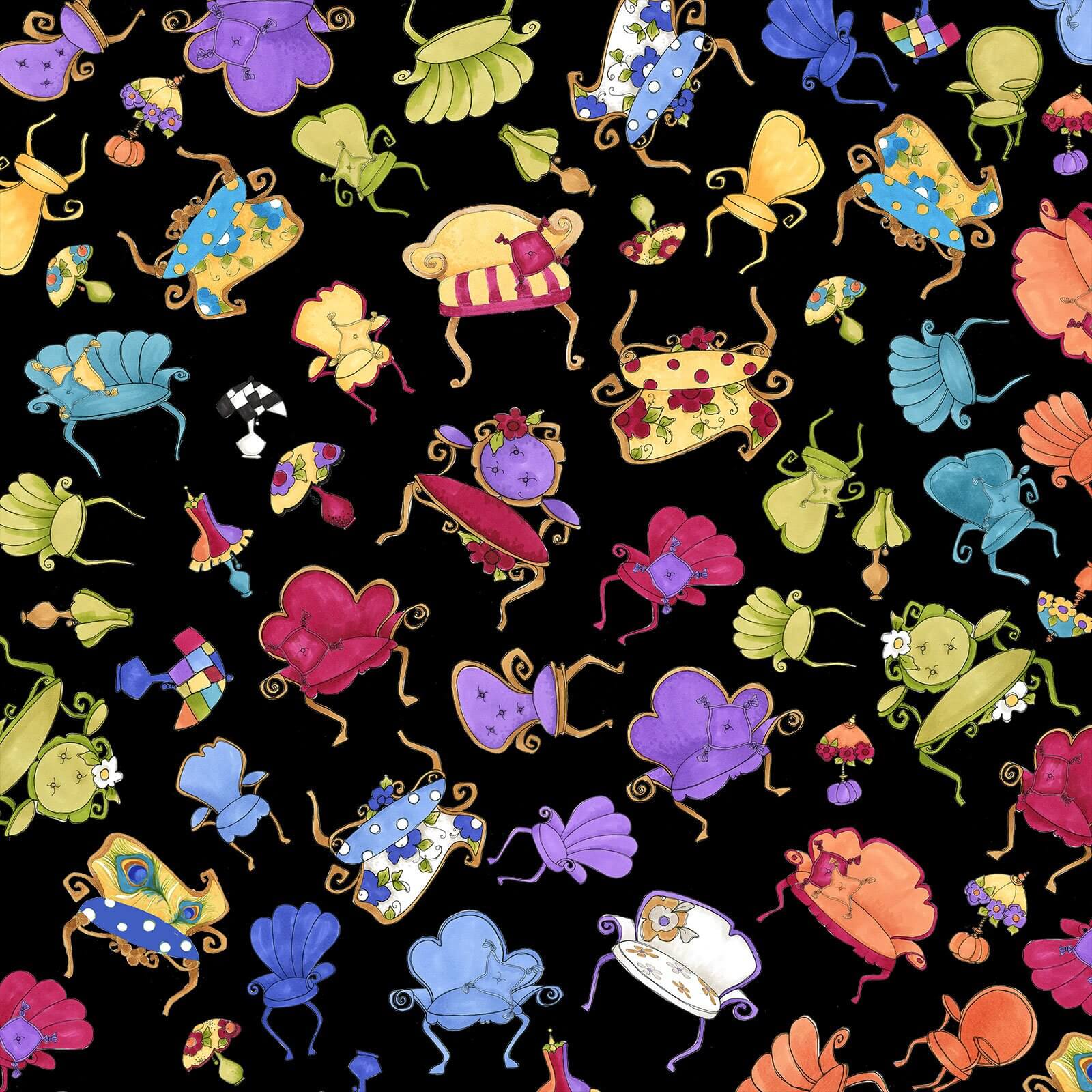 【Loralie Designs】Furniture Fancy Black(ULH-264)